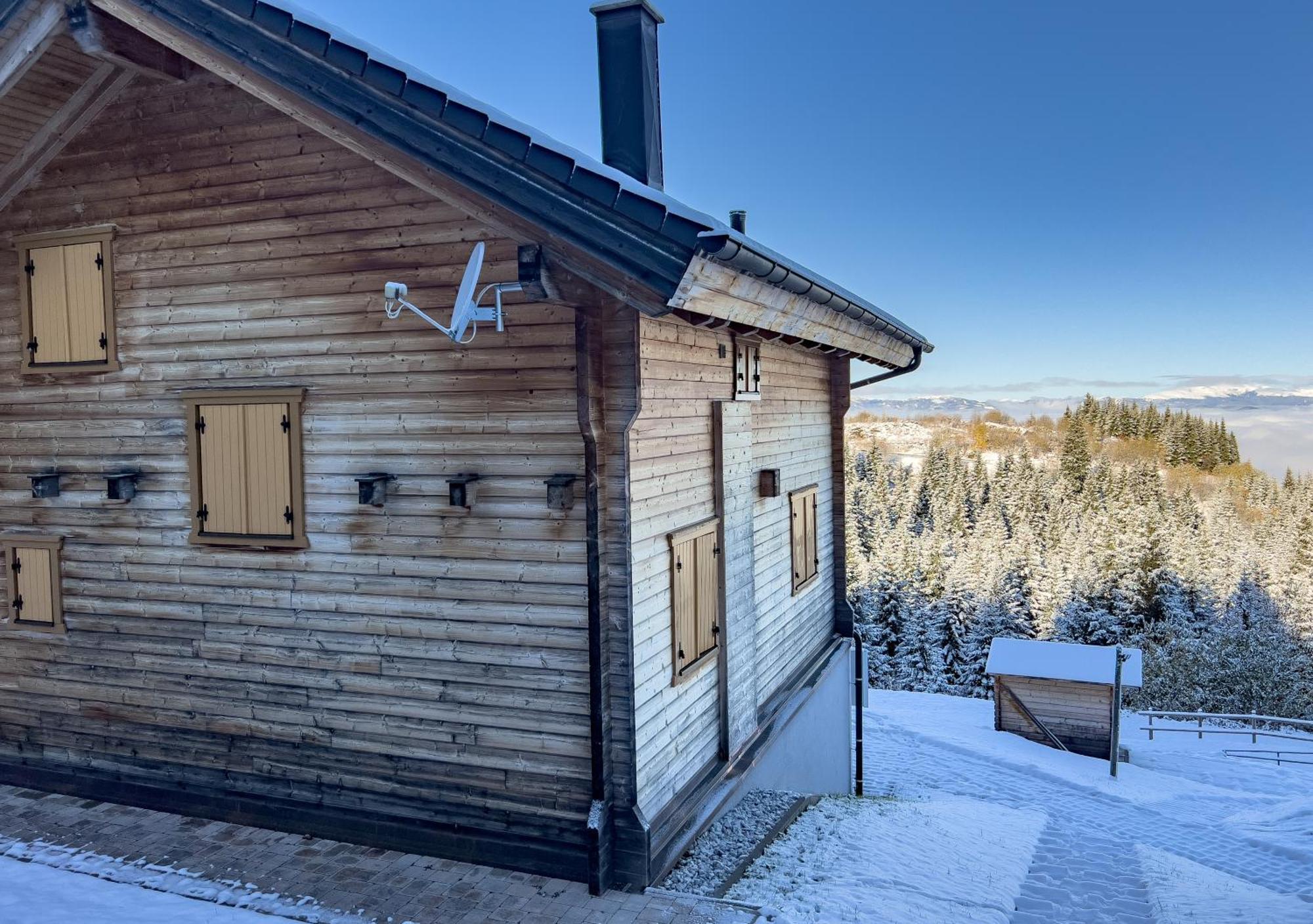 1A Chalet Koralpenzauber - Wandern, Grillen, Sauna Und Traumblick Wolfsberg Eksteriør bilde