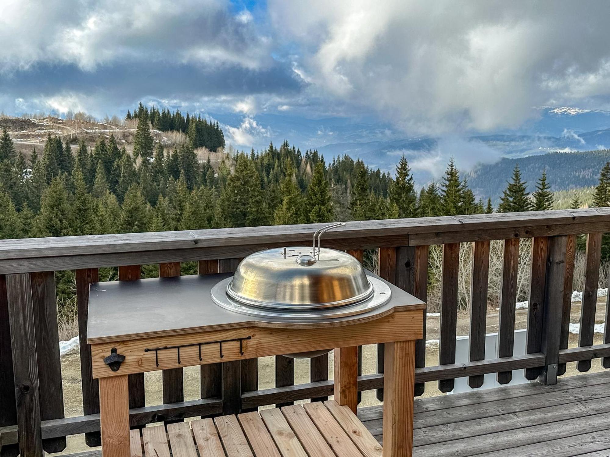 1A Chalet Koralpenzauber - Wandern, Grillen, Sauna Und Traumblick Wolfsberg Eksteriør bilde